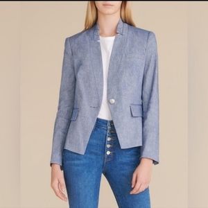 Veronica Beard Linen Blend Dickey Blazer